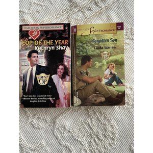 Lot of 2 Harlequin Super Romance Contemporary Novels  Cop Themed